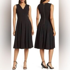 Calvin Klein Black Midi Dress